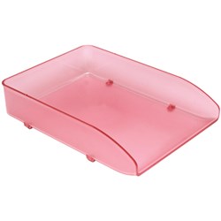 Metro Document Tray Foolscap Stackable Strawberry  