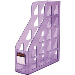 Metro Magazine Rack A4 80mm Grape  