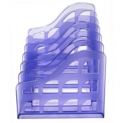 Metro File Holder Vertical Organiser Grape  