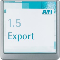 Durable Click Sign Door Sign 149x148.5mm Grey 