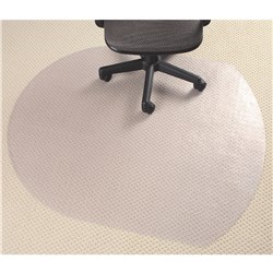 Marbig Glass Clear Chairmat Contempo Small 99x124cm Clear