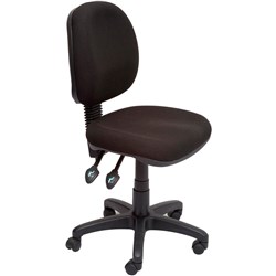 Rapidline EC070BM Operator  Chair Medium Back 2 Lever Black