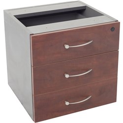 Rapid Manager Fixed Pedestal 3 Personal Drawers Appletree & Ironstone