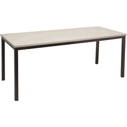 Rapidline Steel Frame Table 1800W x 750D x 730mmH Grey Top Black Frame