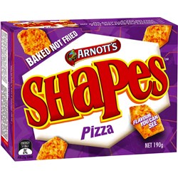 Arnott's Pizza Shapes Biscuits Pizza Shapes 190gm  