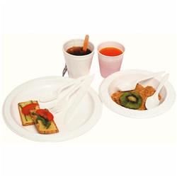 Marbig Disposable Plastic Bowls 180mm Pack of 50  