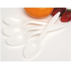 Marbig Disposable Plastic Spoons Pack of 100  
