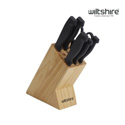 7 Piece Laser Knife Block Set   