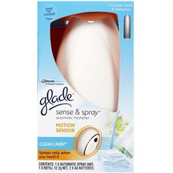 Glade Sense & Spray Automatic Starter Pack Clean Linen 12gm