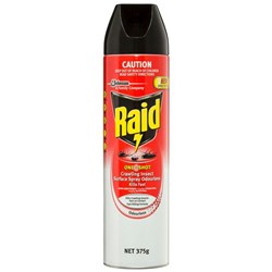 Raid One Shot Surface Spray Crawling Insect Odourless Odourless 375gm