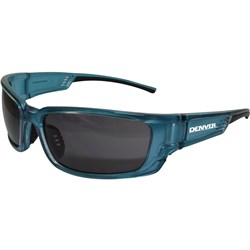 Maxisafe Denver Safety Glasses Smoke Lens Blue Frame  