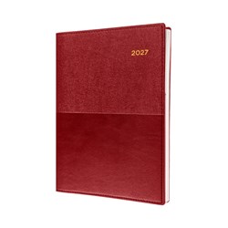 Collins Vanessa Diary A5 Day To Page Red 