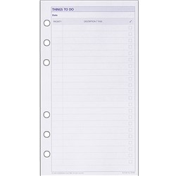 DEBDEN DAYPLANNER REFILL A4 Things To Do 