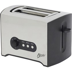 Nero 2 Slice Toaster Stainless Steel  
