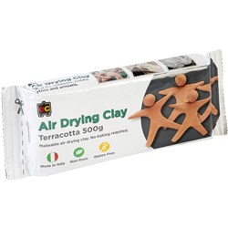 Edvantage Air Drying Clay 500gm Terracotta  