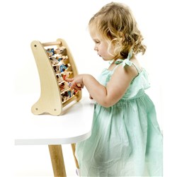 EDVANTAGE ALPHABET ABACUS Wooden Abacus 