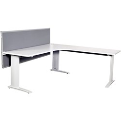 Summit Corner Workstation  1500/1500W x 750D x 725mmH White / White