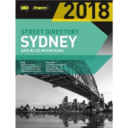 UBD Street Directory 2020 56th Edition Sydney & Blue Mountains