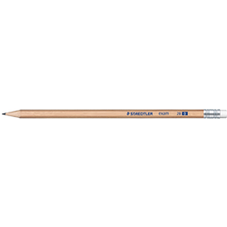 Staedtler Natural Exam Eraser Tip Graphite Pencils 2B 