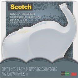 Scotch C43 Magic Tape Dispenser Small 33m Core Elephant