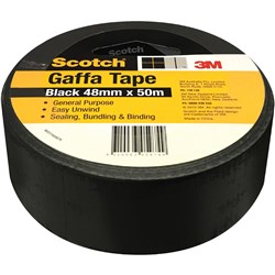 Scotch 933 Gaffa Tape 48mmx50m Black  