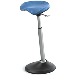 Focal Upright  Mobis II Stool Active Seating Cobalt Blue