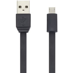 Moki MicroUSB SynCharge Cable 90cm Black