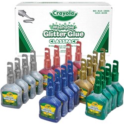 Crayola Glitter Glue Classpack Assorted Pack of 20