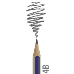 Faber-Castell Goldfaber Pencils 4B Pack of 12