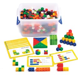 Edx Education Linking Cube 2cm Assorted Colours Pack of 504