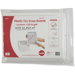 EDX Education Student Whiteboards Number Pack of 30