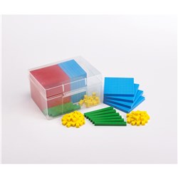 EDX Education Plastic Base Ten 4 Colour In Plastic Container  