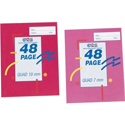 Sovereign Exercise Book 225x175mm Grid 10mm Squares 48 Page