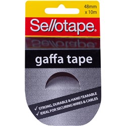 Sellotape Gaffa Tape 48mmx10m Black  