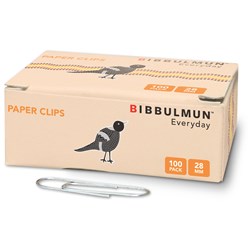 Bibbulmun Paper Clip 28mm Pack of 100