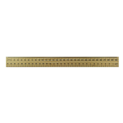 RULER GNS 30CM WOODEN