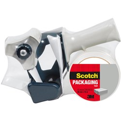 Scotch 3350-Gun-AU Packaging Tape 48x75m With Pistol Grip Dispenser Clear