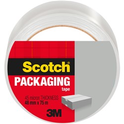 Scotch 3350-AU Packaging Tape 48mmx75m Clear  