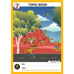 Clever Kangaroo Topic Book 10mm Ruled Lines 64 Page